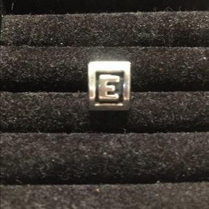 Pandora Alphabet E Charm Retired